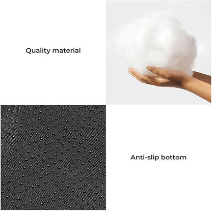 FUNNY FUZZY Pet Fluffy Plush Calming Dog Couch Bed Sofa Protector Washable Pets Mat for Large Medium Small Dogs and Cats (Tie-dye Brown,47.24 × 37.4 × 6.3 in)