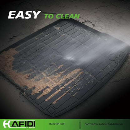 HAFIDI® Floor Mats & Cargo Liner Set Fit for 2025-2026 Cadillac optiq All Weather Protection TPE Anti-Slip Automotive Full Set Floor Liners Custom Accessories - Black