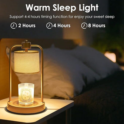 Candle Warmer Lamp Electric with Timer: Wax Melts for Warmer Yankee Candles Large - Dimmable Candle Warmer for Birthday Christmas Gift Bedroom Home Decor