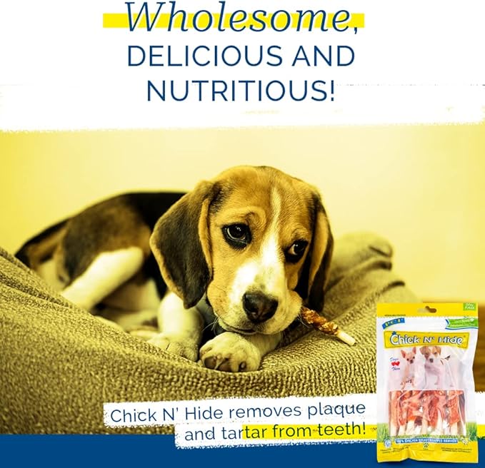 Pet Center Chick n Hide Dog Treats, 10-Pack