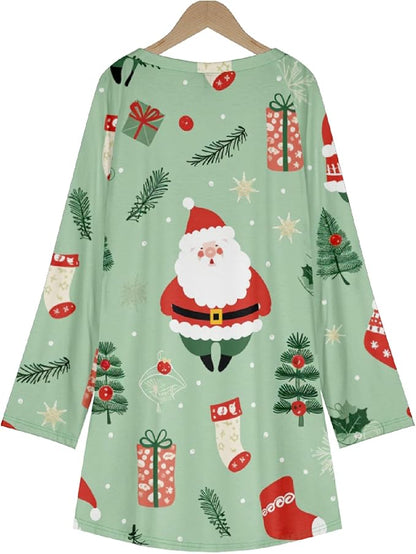 MARSVOVO Women Novelty Graphic Plus Size Sweater Crewneck Long Sleeve Cute Printed Loose Fit Casual Fall Sweaters Top