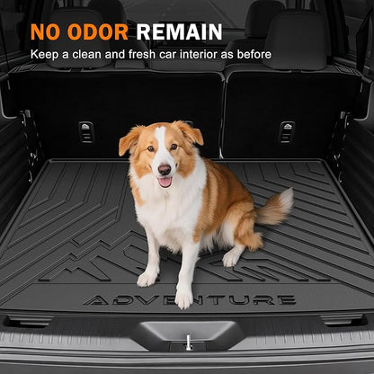 KUST Cargo Trunk Mat for Honda Passport 2026, Rear Cargo Liner for Passport Accessories All Weather TPE Rubber Car Mat Raised Edge