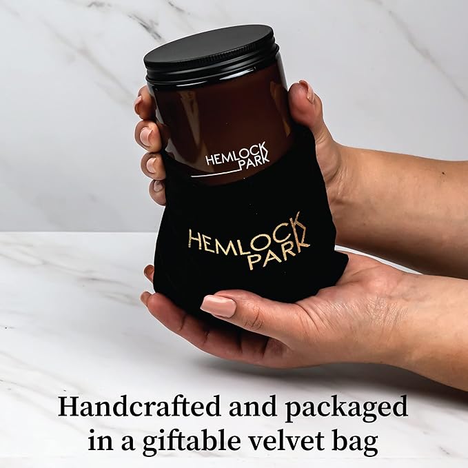 Hemlock Park Crackling Wood Wick Candle Handcrafted with Natural Coconut Wax (Standard 8 oz, Desert Prickly Pear)