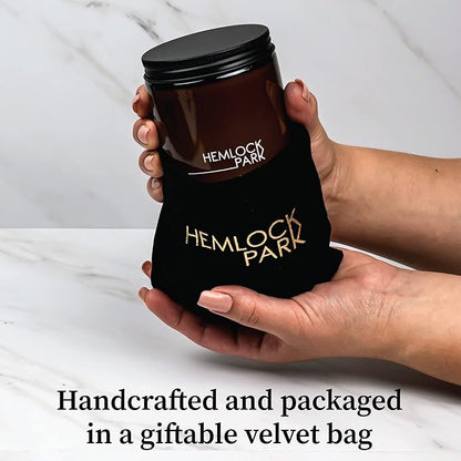 Hemlock Park Crackling Wood Wick Candle Handcrafted with Natural Coconut Wax (Standard 8 oz, Desert Prickly Pear)