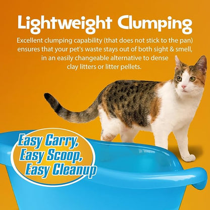 SmartCat All Natural Clumping Cat Litter, 10 Pound (160oz 1 Pack) - Alternative to Clay and Pellet Litter - Chemical and 99% Dust Free - Unscented and Lightweight
