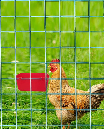 26 Pack Rabbit Feeder Waterer Chicken 21 oz Food Water Cage Cups Puppy Cat Hanging Feeding Dish Coop Bowl Watering Container Treats Drinker for Pigeon Bird Bath Basin Hamster Bed
