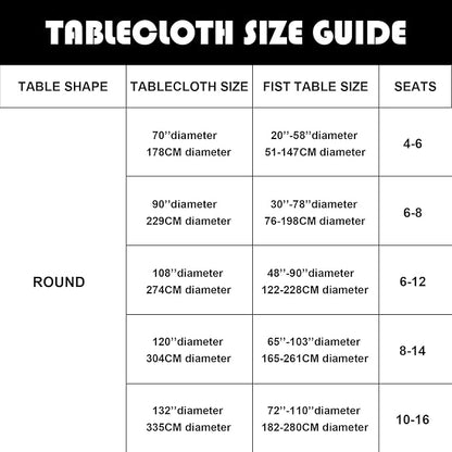 6 Pack Royal Blue Round Tablecloths 132 Inches Table Cloth Stain and Wrinkle Resistant Washable Polyester Table Cover Fabric for Party, Wedding,Dining,and Banquet Decoration