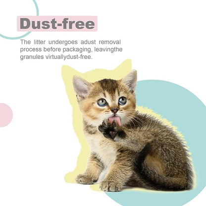 Cat Litter Pellets 18 lbs, Generic Litter Pellets Refills Exclusively for Dual-Layer Litter Box Systems, Dehydrating Pellets, Zeolite, Long-Lasting Odor Control Non-climping Litter