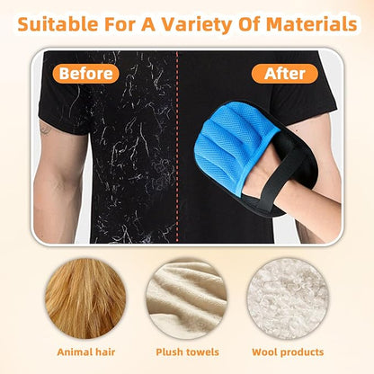 2pcs Anti-Static Pet Hair Remover Gloves – 2025 Upgraded, Washable & Reusable for Furniture, Clothes, Sofa, Carpet, Car Seats