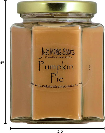 Pumpkin Pie Scented Blended Soy Candle by Just Makes Scents (8 oz)