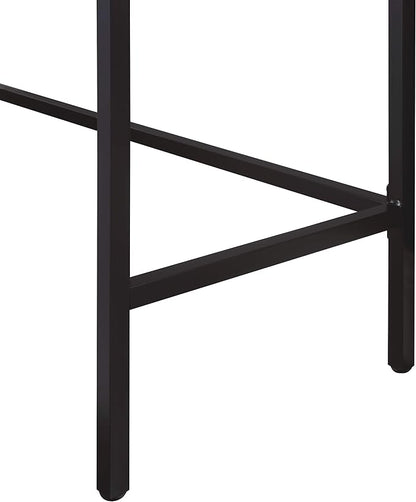 OSP Home Furnishings Contempo L-Shaped Desk, Ozark Ash