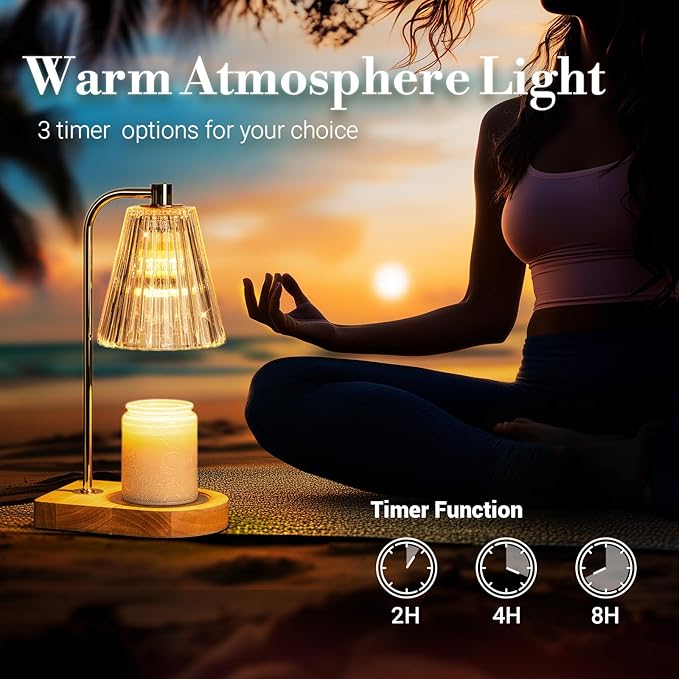 Marycele Wedding Gifts for Couples 2025, Candle Warmer Lamp for Engagement Gifts, Bridal Shower Present, Wedding Registry Gifts for Newly Wed Bride and Groom, Candle Wax Warmer Lamp