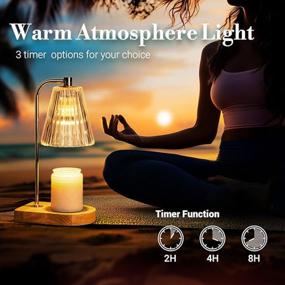 Marycele Wedding Gifts for Couples 2025, Candle Warmer Lamp for Engagement Gifts, Bridal Shower Present, Wedding Registry Gifts for Newly Wed Bride and Groom, Candle Wax Warmer Lamp