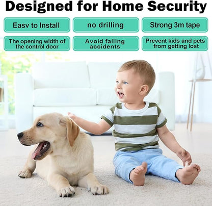 Sliding Door Lock, 4 Pack Child Safety Sliding Glass Door Lock for Sliding Glass Doors, Sliding Windows, Sliding Closet, etc. Easy to Installation Provides More Security for Your Baby and Pets