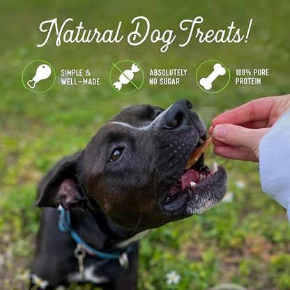 Beg & Barker Chicken, Pork, & Turkey Jerky for Dogs (4 oz, Pack of 3) - Dog Training Treats - Natural Dog Treats Made in The USA - Grain Free, Diabetic-Friendly, High Protein, Sugar-Free…