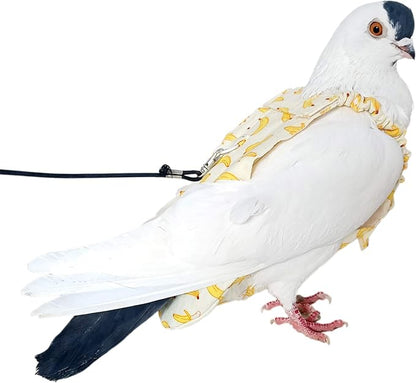 Pigeon Diaper with Leash for Pigeons over 5 Months Old