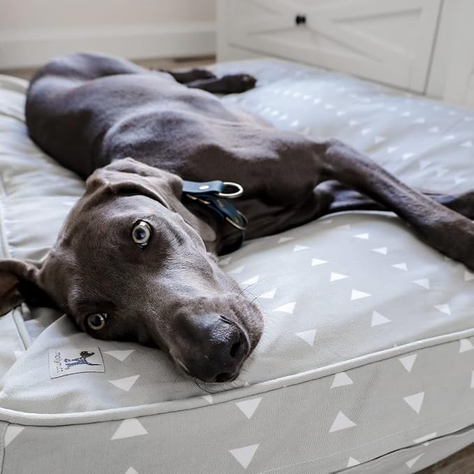 Molly Mutt Medium to Large Dog Bed Cover - Be Still - Measures 27”x36”x5’’ - 100% Cotton - Durable - Breathable - Sustainable - Machine Washable Dog Bed Cover