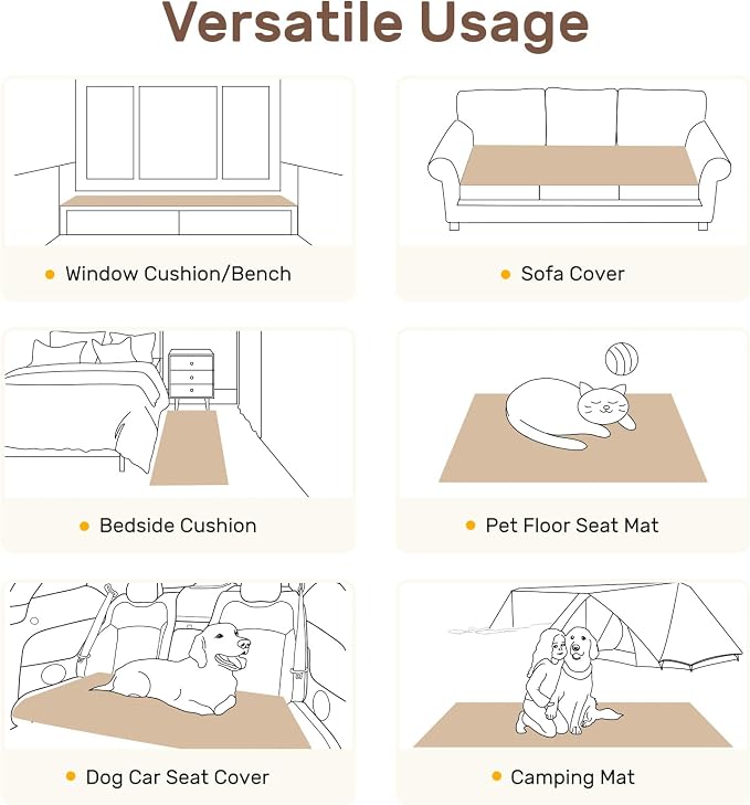 Couch Cover for Dogs, Washable Non Slip Sofa Covers for 4 Cushion Couch Pet Friendly Fuzzy Sofa Protector&Bed Mat for Pets (27.6"x94.49" Dark Gray)