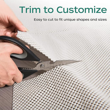 BAGAIL BASICS Non Slip Rug Pad Gripper 9 x 12 Feet Extra Thick Carpet Pads for Area Rugs and Hardwood Floors, Keep Your Rugs Safe and in Place