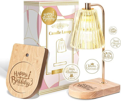 Marycele Birthday Gifts for Women, Candle Warmer Lamp with Timer, Unique Birthday Gifts for Wife Mom Friends Sister, 20th 30th 40th 50th 60th Year Old Gift Ideas