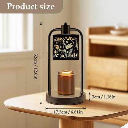 Candle Warmer Lamp Electric with Timer: Wax Melts for Warmer Yankee Candles Large - Dimmable Candle Warmer for Birthday Christmas Gift Bedroom Home Decor