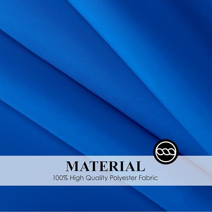 Rectangle Tablecloths 60x120 Inch 6 Pack Royal Blue Tablecloth for 6ft Washable Decorative Linen Polyester Table Cloths for 8ft Dining Table Banquets Buffet Parties and Wedding