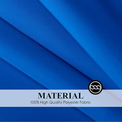 Rectangle Tablecloths 60x120 Inch 6 Pack Royal Blue Tablecloth for 6ft Washable Decorative Linen Polyester Table Cloths for 8ft Dining Table Banquets Buffet Parties and Wedding