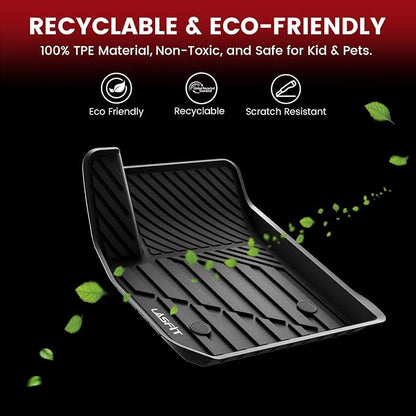 LASFIT Floor Mats & Cargo Liner 2021-2026 & Only 7 Seats (Not for 8/9 Seats) for Chevrolet Chevy Tahoe/GMC Yukon(Only Yukon, Not Fit Yukon XL)/Cadillac Escalade(Only Escalade, Not Fit Escalade ESV)
