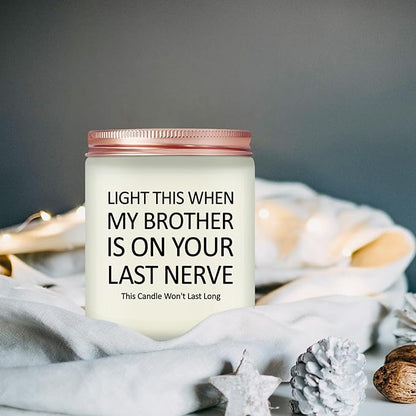 Sister in Law Gifts - Christmas, Birthday, Mother's Day, Wedding Gifts for Sister in Law - Lavender Scented Candles
