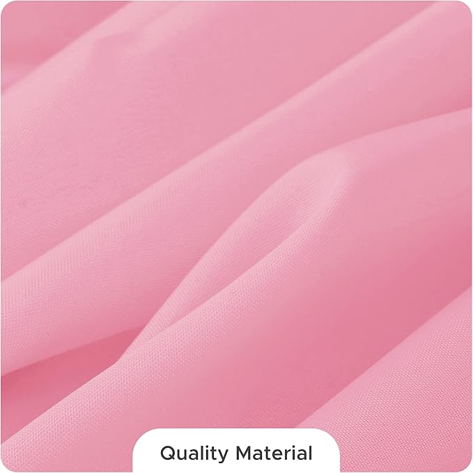 Fitable 8 Pack Round Tablecloths: Stain Resistant Wrinkle Free Circle Table Clothes, Washable Reusable Polyester Table Covers for Wedding Party Birthday Banquet Reception(Pink, 84 Inch)