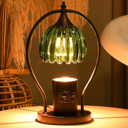 Timer Candle Warmer Lamp: Dimmable Candle Warmer Wax Melts Warmers for Jar Candles with 2 Bulbs, Birthday Gifts for Men Women, House Warming Gifts New Home Decor for Bedroom Living Room