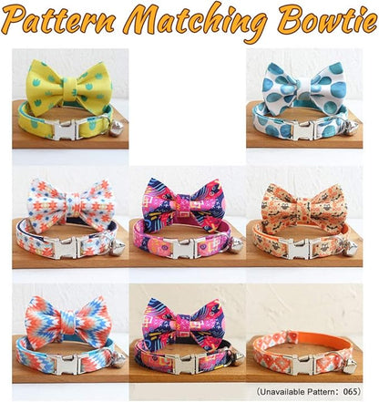 Personalized Cat Collar with Name Plate,Adjustable Tough Nylon Cat ID Collars with Bell,Customize Engraved Pet Name and Phone Number (Graffiti Style)
