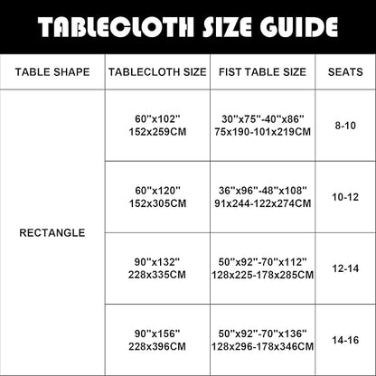 6 Pack Black Tablecloth 90 x 132 Inch Table Cloth for 6 Foot Rectangle Tables, Wrinkle Resistant Washable Polyester Fabric Table Covers for Party, Wedding,Dining,and Banquet