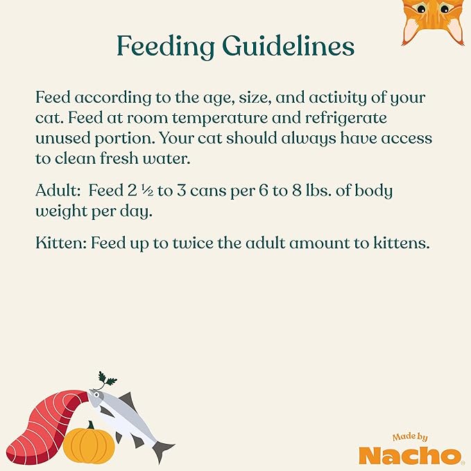 Made by Nacho Flaked Filets Recipe in Bone Broth, Grain-Free Chef's Selects Wet Food for Cats Balanced Diet in Naturally Hydrating Pumpkin-Infused Broth (3.0 oz (Pack of 12), Tuna & Sardine)