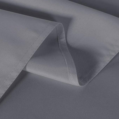 sancua 2 Pack Light Grey Tablecloth 60 x 120 Inch, Rectangle 8 Feet Table Cloth - Stain and Wrinkle Resistant Washable Polyester Table Cover for Dining Tables, Buffet Parties and Camping