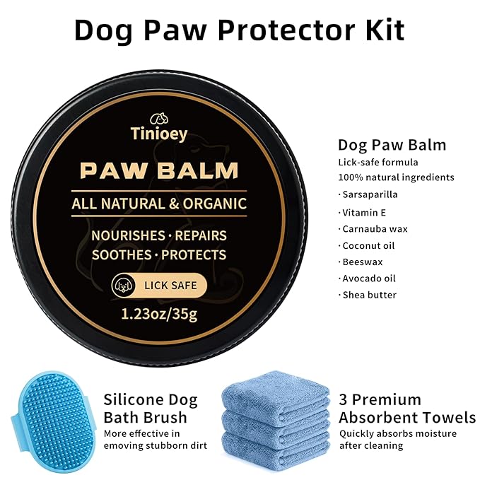 Dog Paw Cleaner for Small Dogs, Dog Paw Washer, Muddy Paw Cleaner, Pet Foot Cleaner, Dog Paw Protector Kit