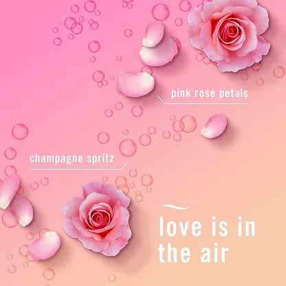 Febreze Scented Candle, Romance & Desire Scent, 11 oz 4 Wick Candle, Single Pack