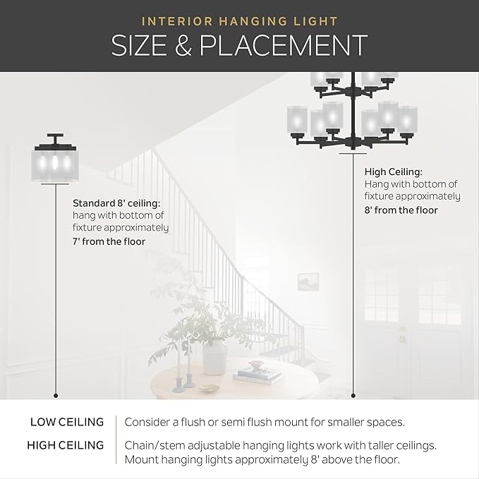 Kichler Avery 1-Light Bell Mini Pendant in Brushed Nickel, Clear Seeded Glass, (8.5" H x 8" DIA), 43850NI