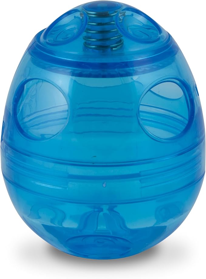 PetSafe FUNkitty Egg-Cersizer - Cat Toy - Slow-Feeder for Cats to Slow Down & Reduce Aggressive Eating - Durable Multi-Functional Enrichment Toy for Improved Digestion & Exercise