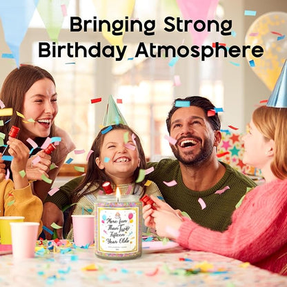 30th Birthday Candles Gifts for Women- 9 oz Happy Birthday Candle with Vanilla Birthday Cake Scent, Gifts for Women & Men, Friendship Ideas