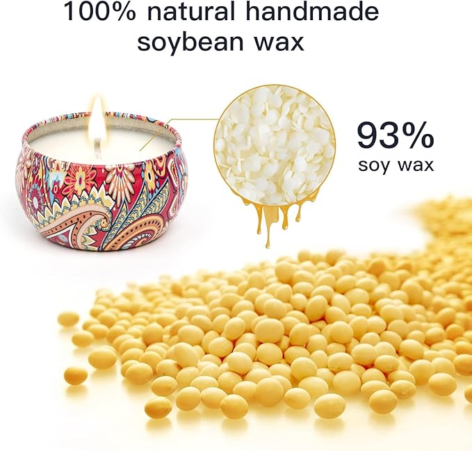 Scented Candles Gifts for Women, Candles for Home, 12 Pack Soy Wax Candles Sets, Birthday Gifts for Women Mom Best Friends Sister Colleague