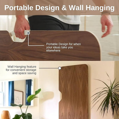 HOEK Desk Bundle, Modular Work from Home Desk with Monitor Shelf, Under Shelf, Side Hook and Wall Cleat, Compact 47.5" x 23", Durable Laminate Surface, Easy Tool-Free Assembly (Birch/Black)