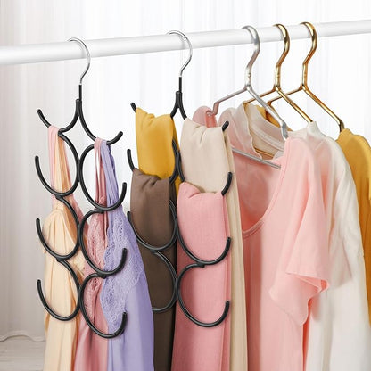 DOIOWN Tank Top Hanger,2 Pack Space Saving Hangers Bra Camisole Hanger,Small Closet Organizers and Storage for Dorm & Apartment Holds Camisoles,Bras,Scarfs,Ties,Belts