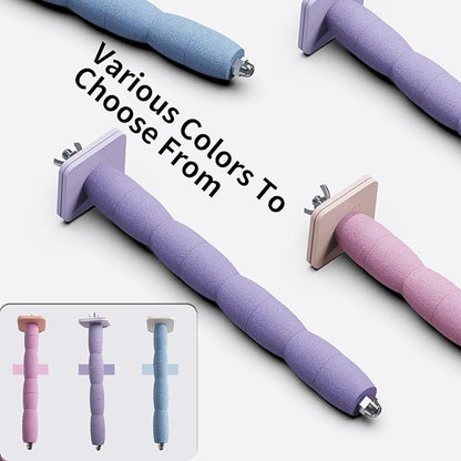 Parrot Perch Birds Nail File Perch Abrasive Surface Ceramic Paw Grinding Stick – Bird Nail File – for Parrots, Budgies, Parakeets, and Cockatiels Bird Cage Accessory (Purple, 7.8Inch)