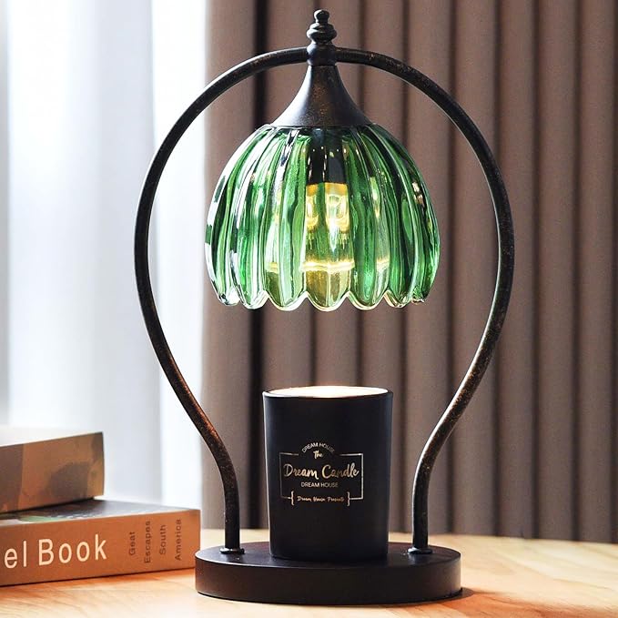 Timer Candle Warmer Lamp: Dimmable Candle Warmer Wax Melts Warmers for Jar Candles with 2 Bulbs, Birthday Gifts for Men Women, House Warming Gifts New Home Decor for Bedroom Living Room