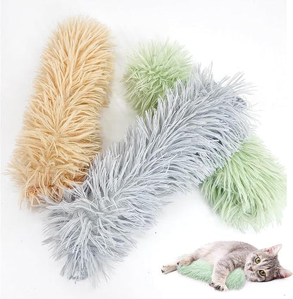 3 Pack Cat Toys Pillows, Soft and Durable Catnip Toys with Crinkle Sound Inside，Interactive Cat Toys for Indoor Cat Toys, Kitten Kicker Toy for Exercise