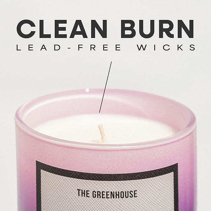 Orchid Sandalwood Scented Candle, 12oz Natural Soy Wax, 75Hours Long Lasting,Clean Burn, Pretty Aromatherapy Candle for Home Scented,Stress Relief, Meditation, Yoga & Relaxation