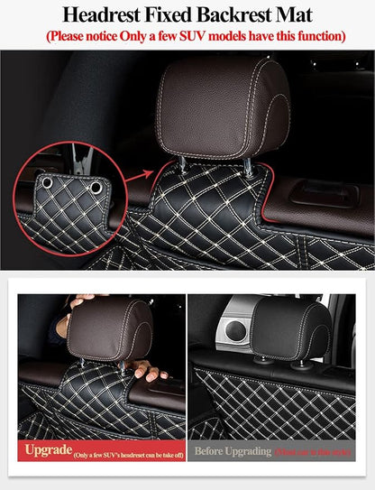 Add Customized Text Cargo Liner for Your Car, Heavy Duty Cargo Mat, Custom Fit Cargo Cover Compatible with EV, SUV, Sedan, Hatchback, Convertible - Black/Red