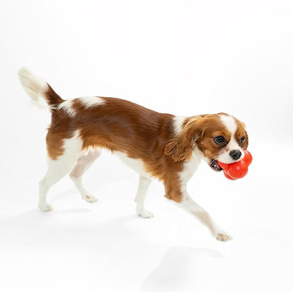 Playology Dog Toys | Squeaky Bounce Ball for Dogs - Bounces in Unpredictable Ways | Jumbo Beef Scented Toy - Easy to Clean and Made from Non Toxic Materials