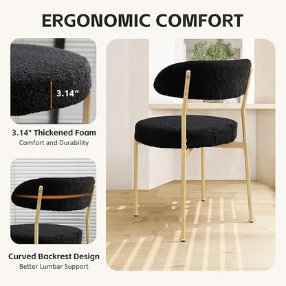 SoarFlash Kitchen Table and Chairs for 2, 24" Dining Table Set for 2 with Velvet Upholstered Chairs, 3 Piece Round Kitchen Table Set, Dining Room Table Set for Small Space, Apartment